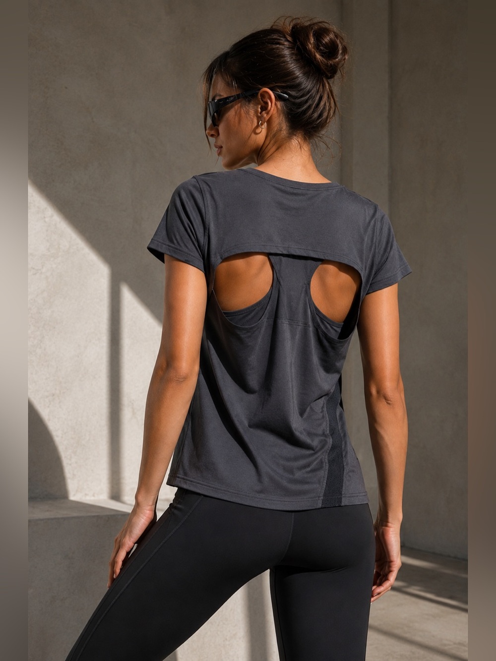 Adidas by Stella McCartney Open Back Performance Top – Gray | Size M